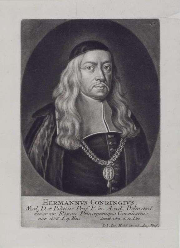Hermann Conring (1606–1681) machte an der Universität Helmstedt eine beispielhafte Karriere als Professor und Universalgelehrter © Herzog August Bibliothek Wolfenbüttel. CC BY-SA